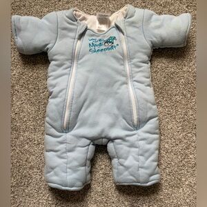 Baby Blue Magic Merlin Sleepsuit